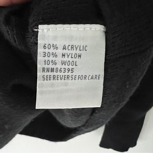 Ann Trinity Women’s Long Sleeve Wool Blend Wrap Sweater Size Medium - Picture 10 of 10